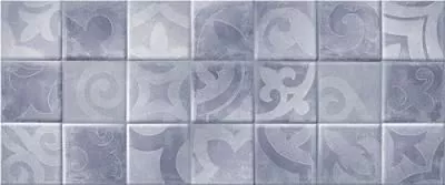 10100001217 Folk blue wall 02 глянцевая плитка для стен 25х60, Gracia Ceramica