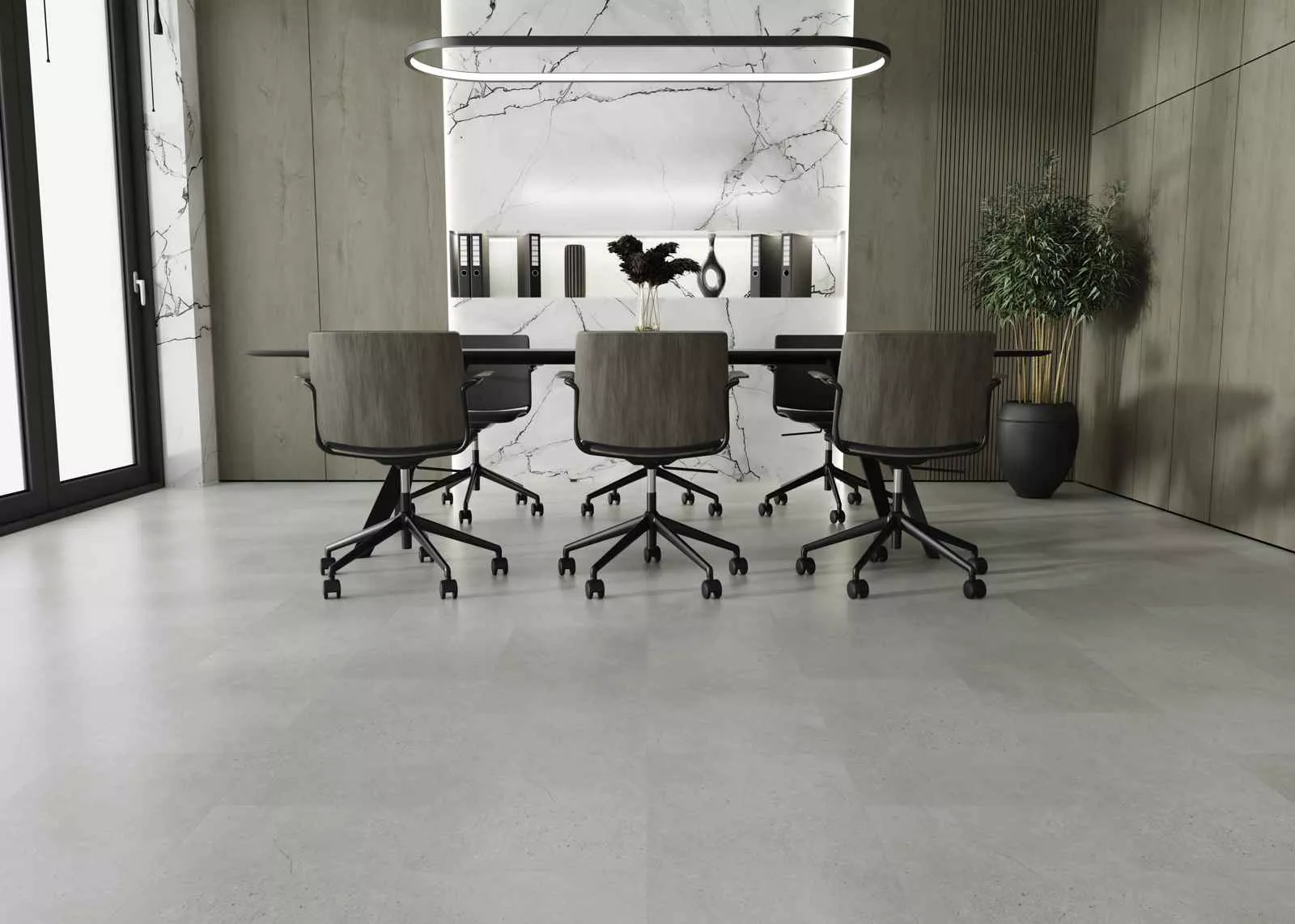 Купить SPC плитка (замковая) IDEAL FINE STONE 04010 Cement