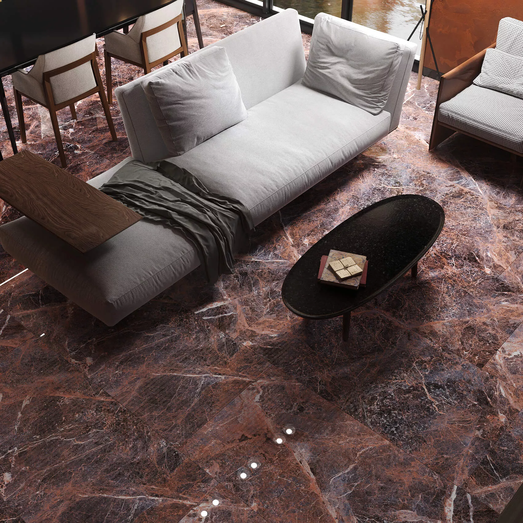 Купить Керамогранит ARTCER Exclusive Marble Espanol Red POLI 60x120