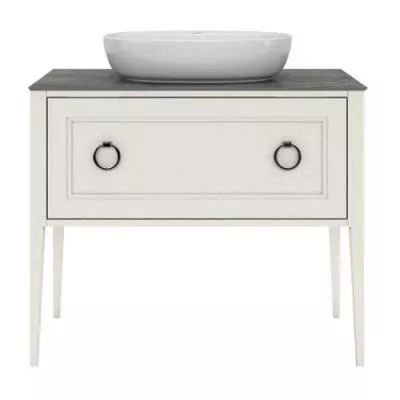 Тумба PLAZA Classic напольная 100 белый 1 + (1) ящики 810
