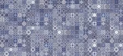 Плитка HAG041 Hammam голубой рельеф для стен 20х44, Cersanit