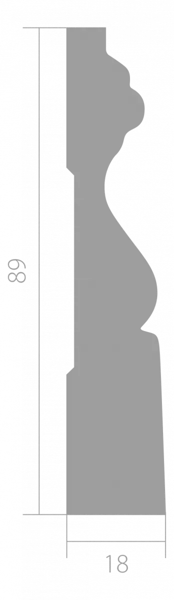 Купить Наличник Ultrawood арт. N 0002 (2440 х 89 х 18)