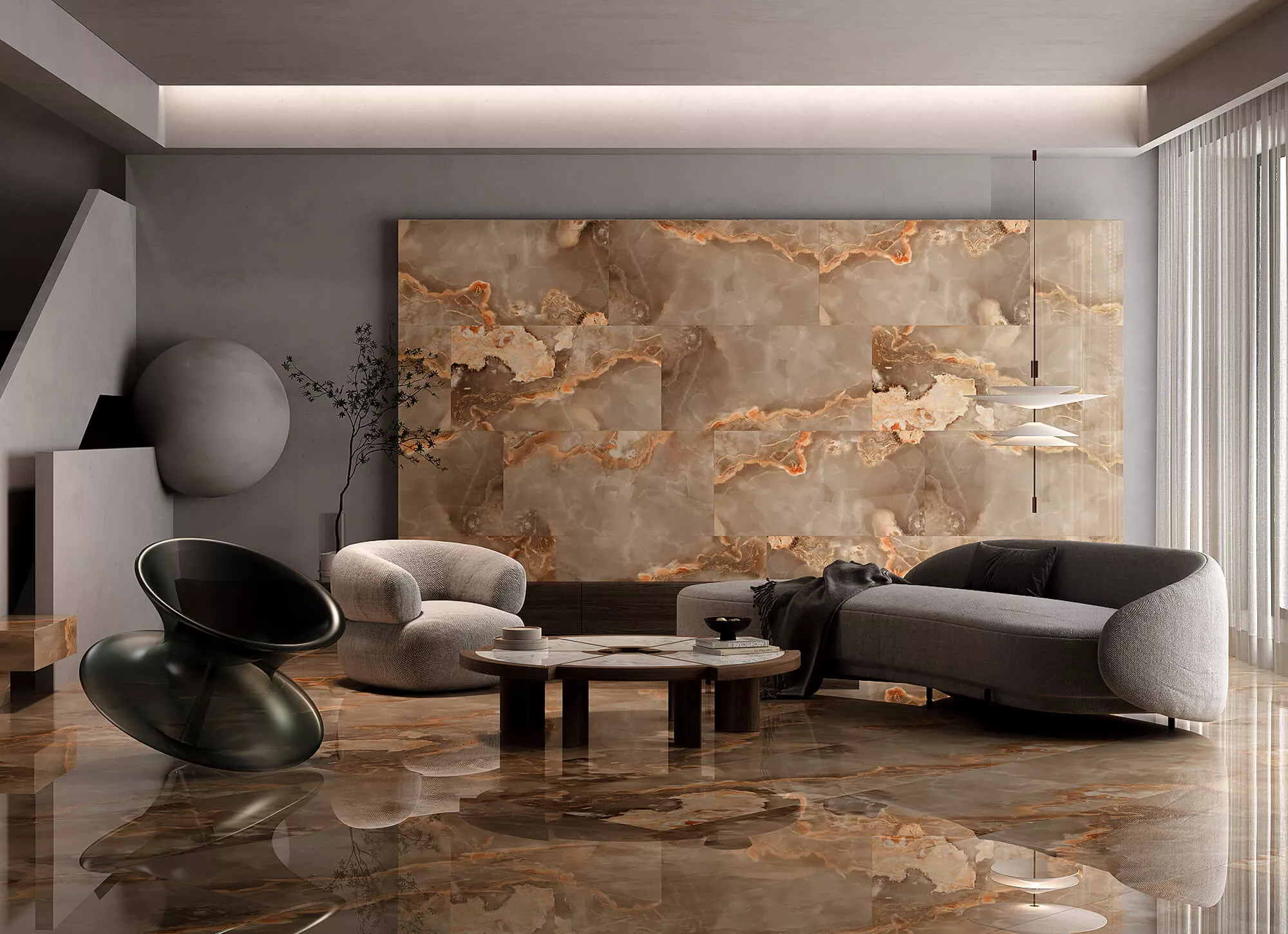 Купить Керамогранит ARTCER Eco Pentalico Brown 9 mm POLI 60x120