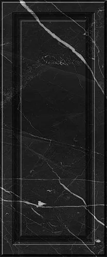 Купить 10100001219 Noir black wall 02 глянцевая плитка для стен 25х60, Gracia Ceramica