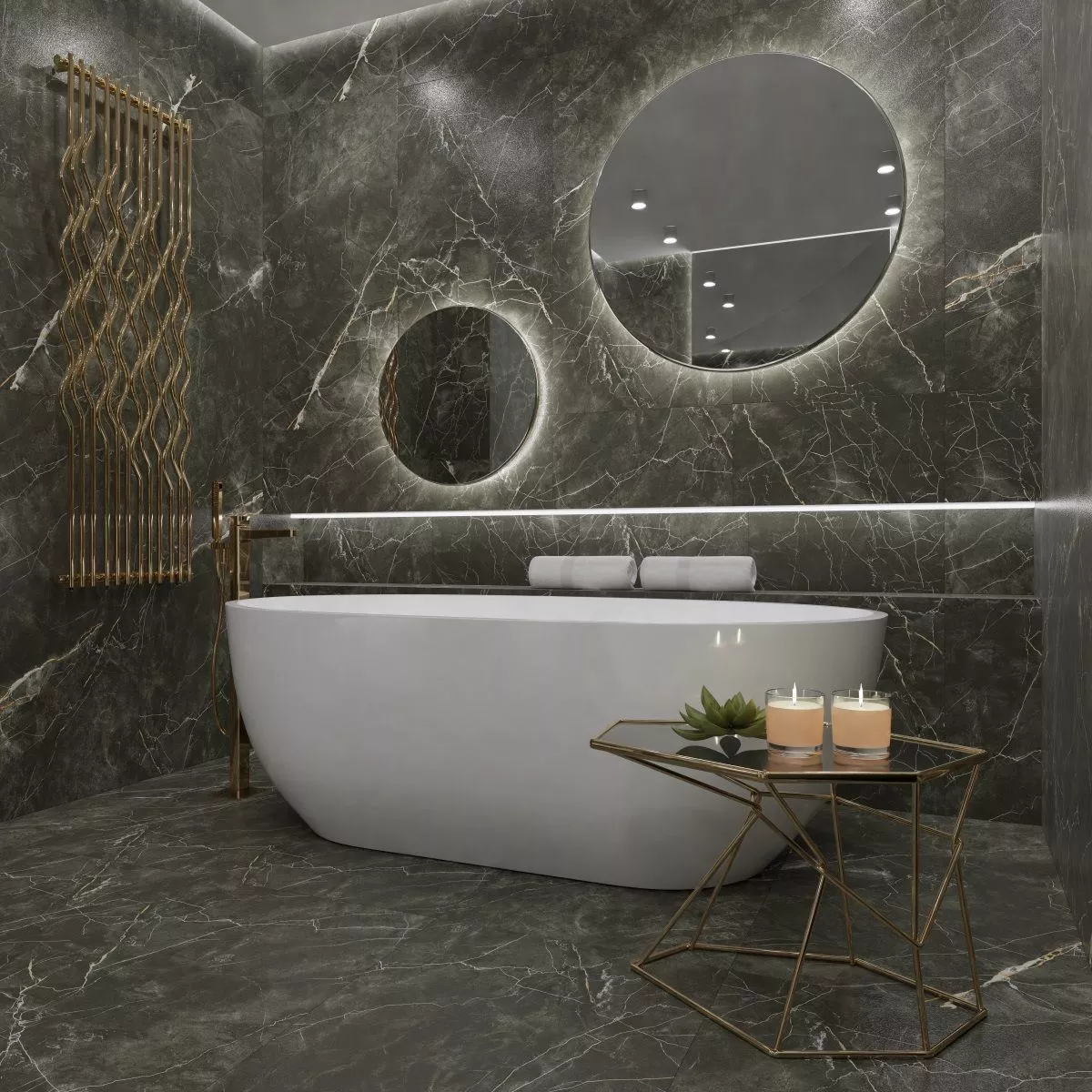 Купить Керамогранит Primavera Wilton Black Grit Granula 60x120 см (GG204)