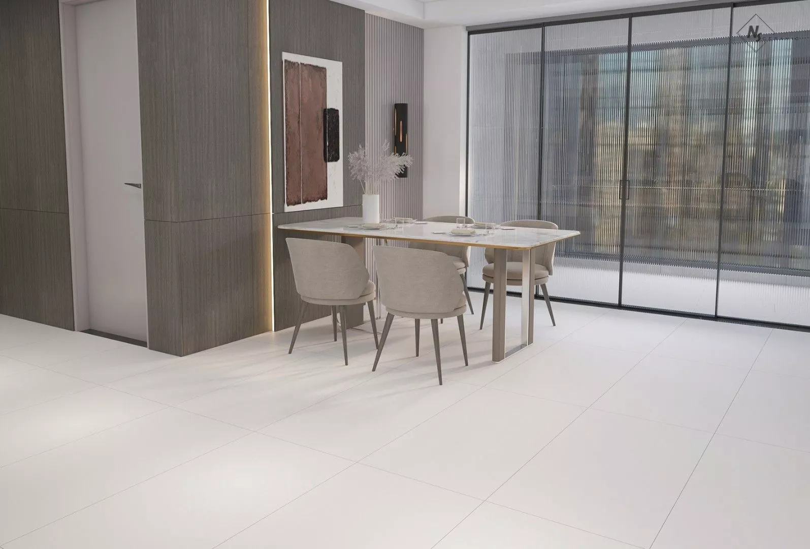 Купить Керамогранит NSceramic NSC1277 белый 600x1200