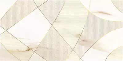 Декор 587912001 Calacatta Royal (Калакатта Роял) Geometria белый  31,5х63, Azori