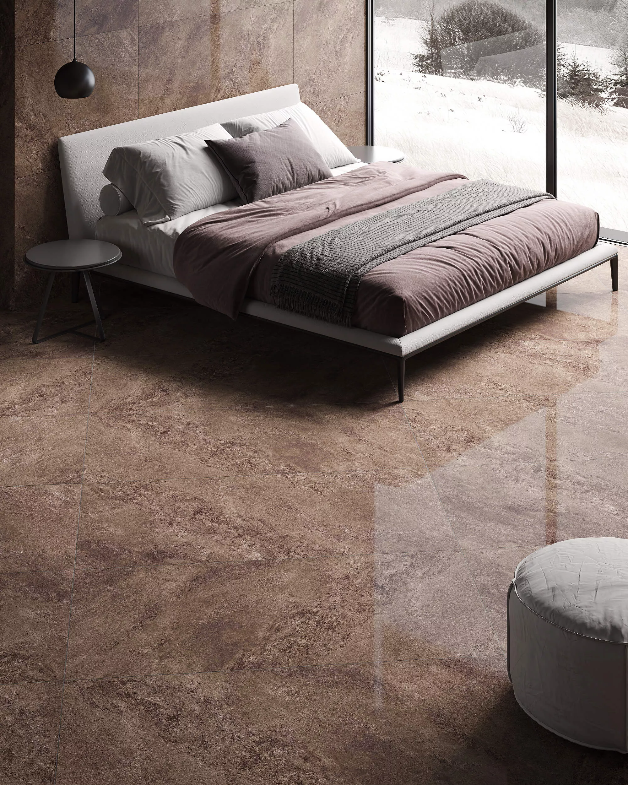 Купить Керамогранит ARTCER Stone Antracita Brown MATE 60x120