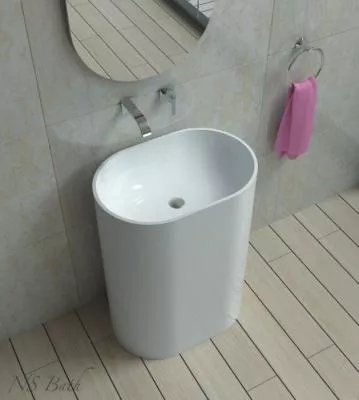 Раковина из искусственного камня, NSF-6040,  глянцевая/матовая