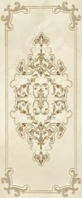 10300000182 Visconti beige decor 02 глянцевый декор 25х60, Gracia Ceramica