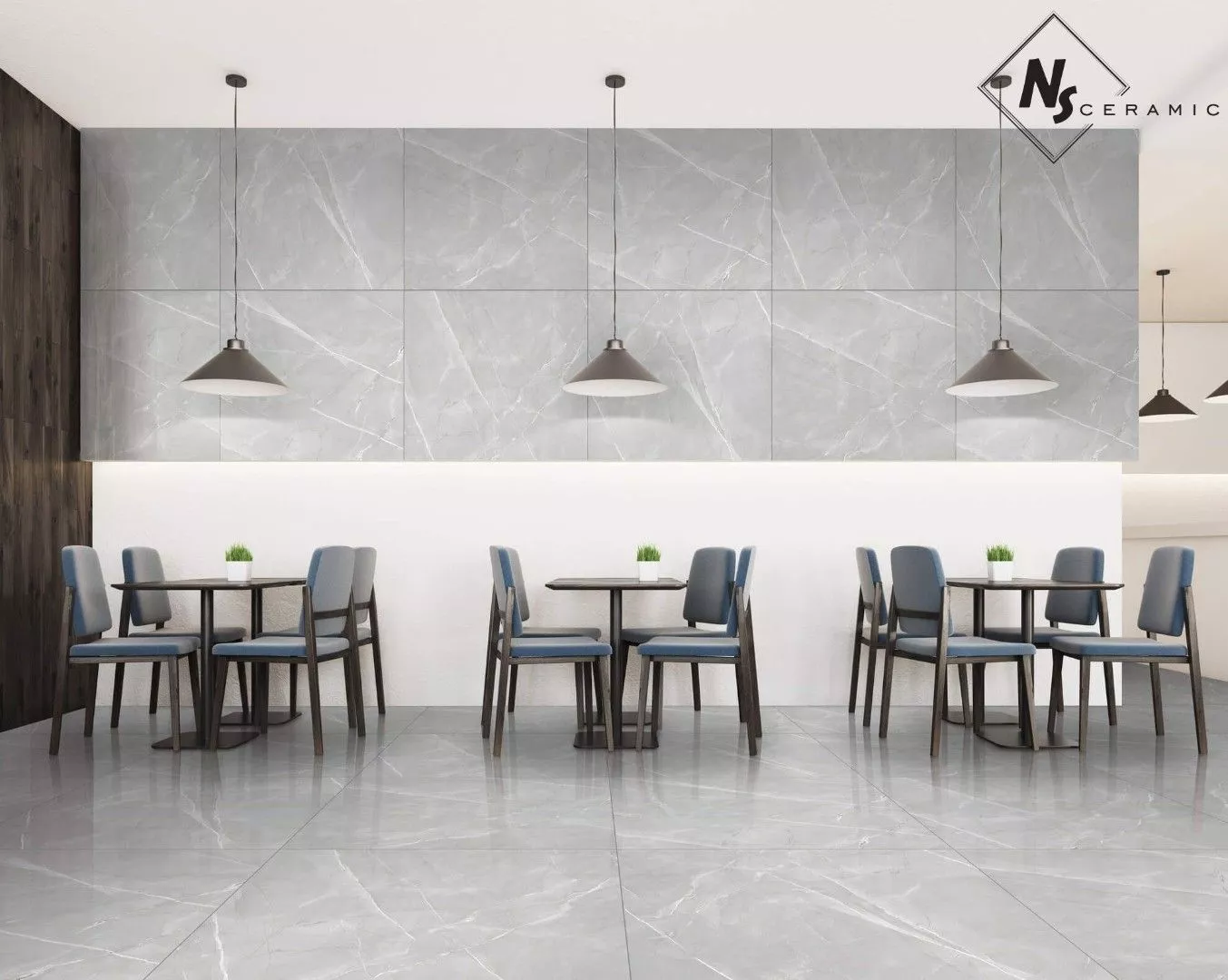 Купить Керамогранит NSceramic NSC8033 серый 800x800
