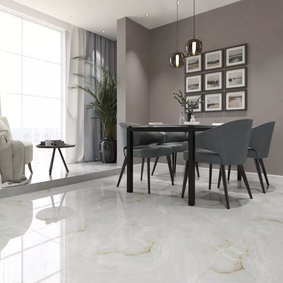 Купить Керамогранит Royce Onyx Ivory Polished 60x60 см (R_PR1006)