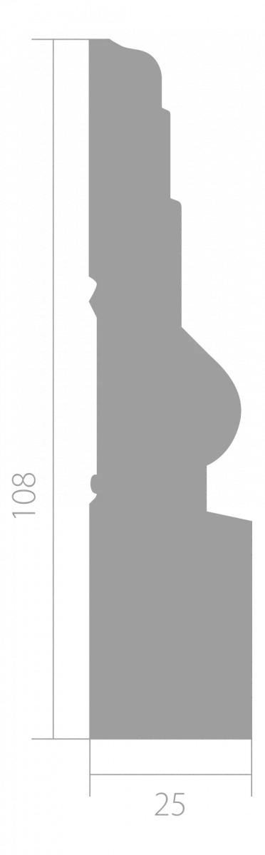 Купить Наличник Ultrawood арт. N 8414 (2440 х 108 х 25)