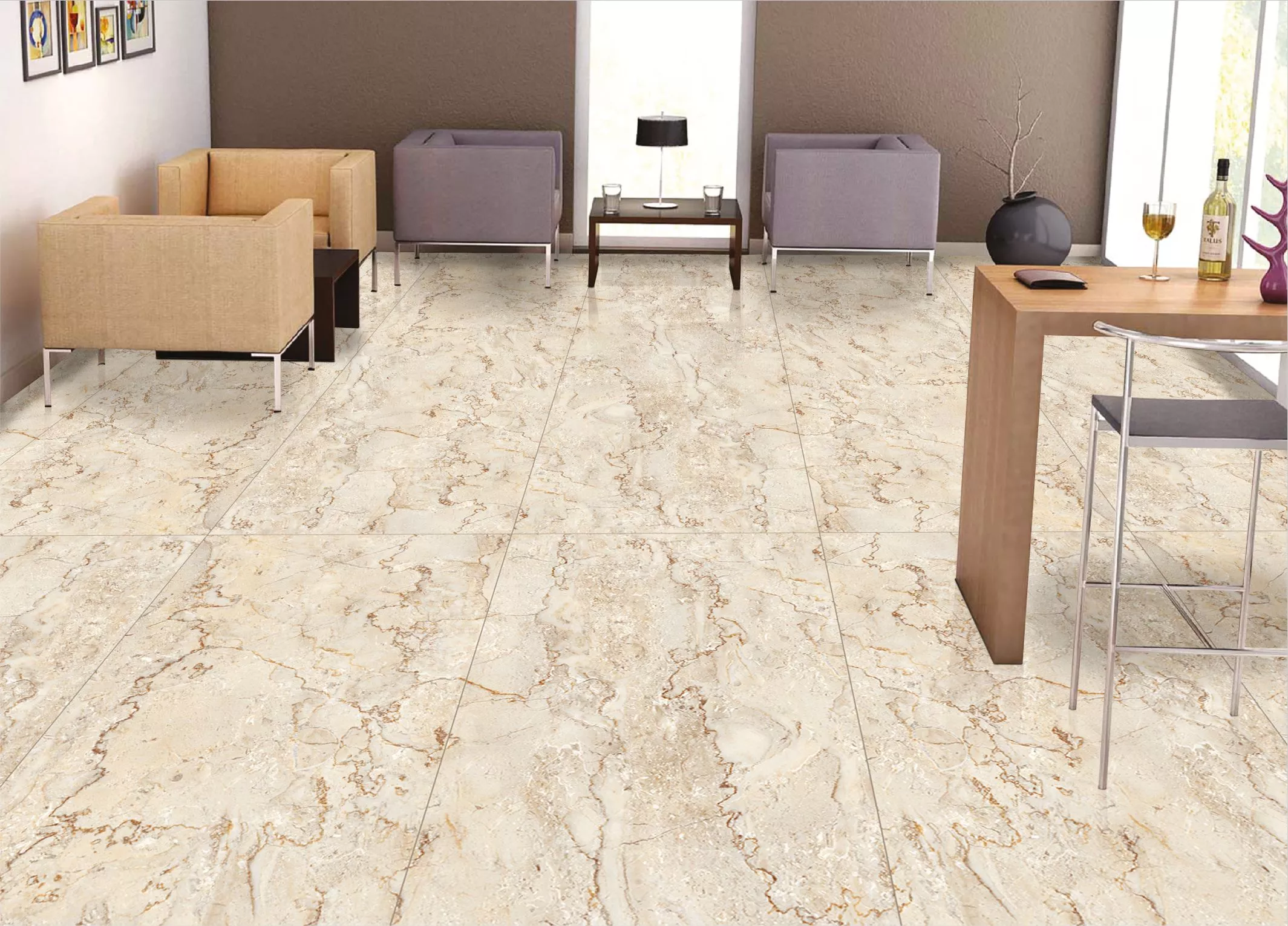 Купить Керамогранит Maimoon Ceramica  Glossy Natural bottochino 120х60