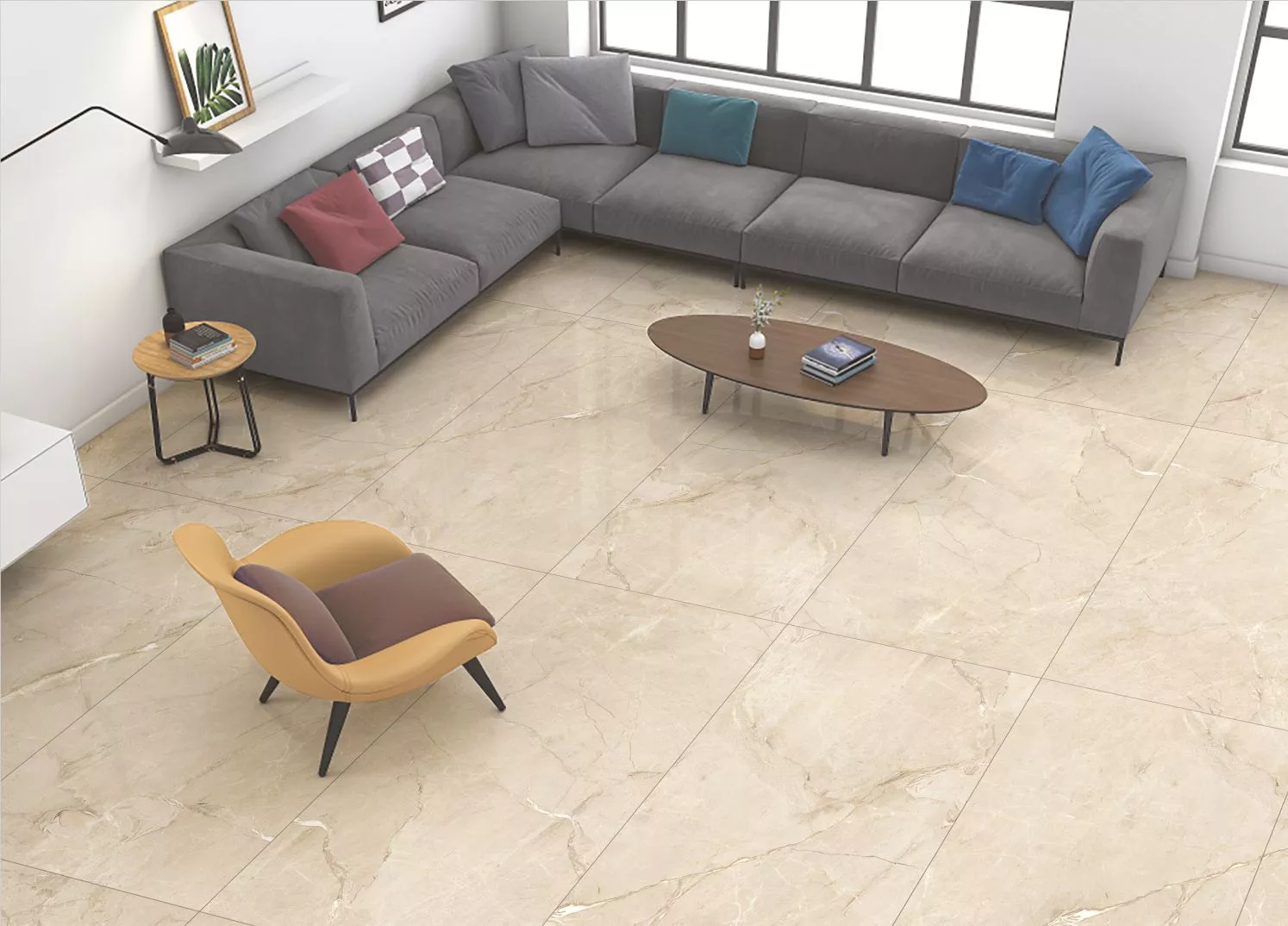 Купить Керамогранит Maimoon Ceramica  Glossy Amedio beige 120х60