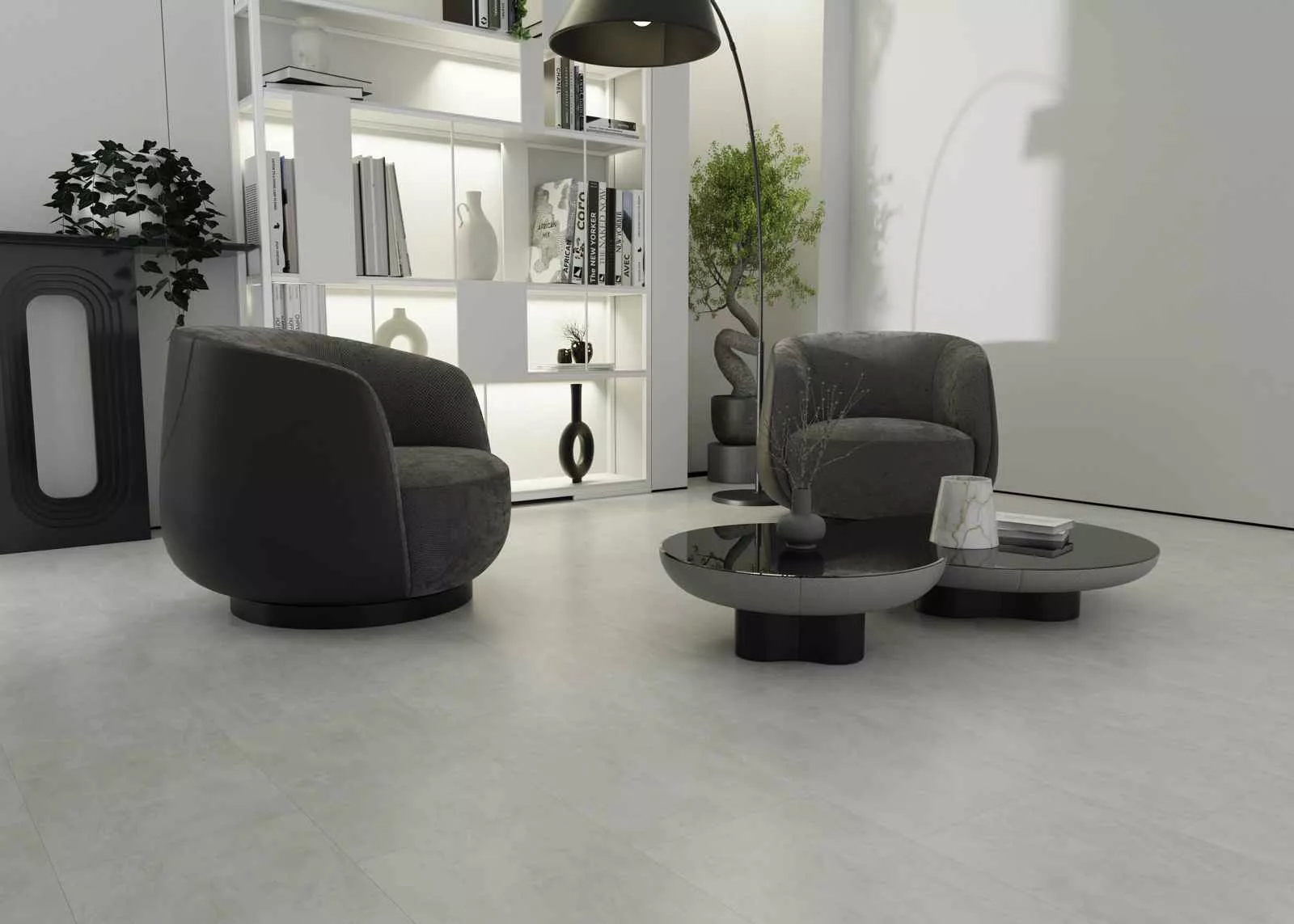 Купить SPC плитка (замковая) IDEAL FINE STONE 04005 Grigio