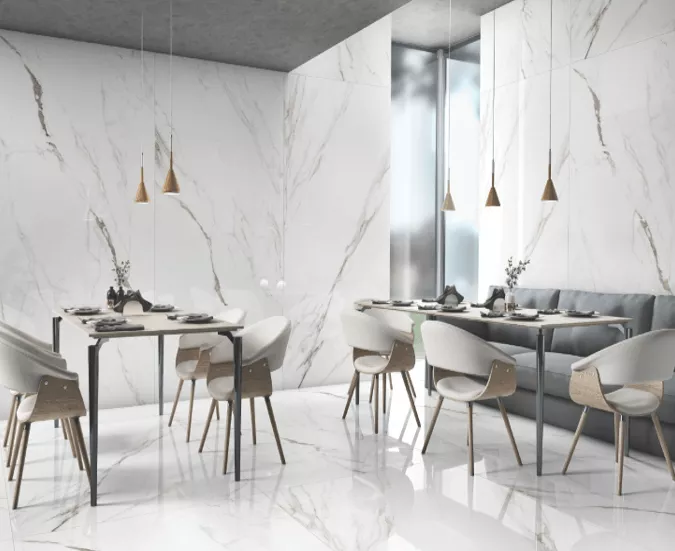 Купить Керамогранит ARTCER Marble Fantastic White 9 mm POLI 60x120