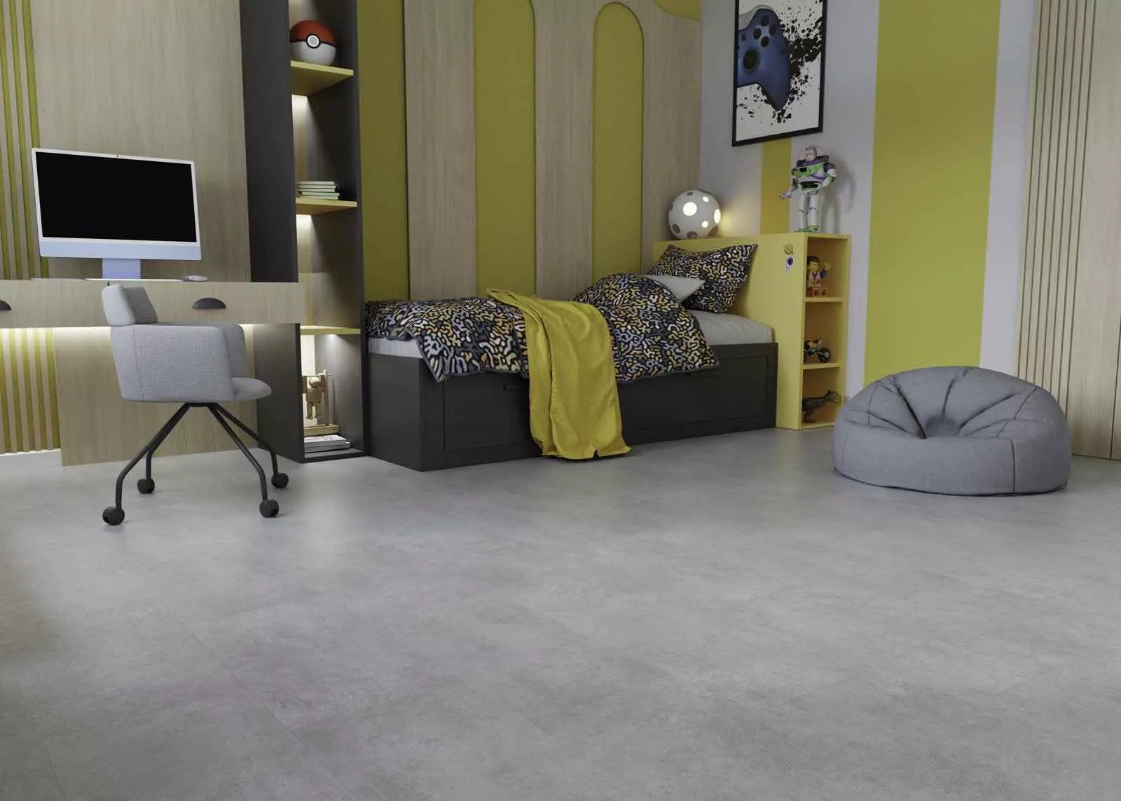 Купить SPC плитка (замковая) IDEAL FINE STONE 04011 Pebble