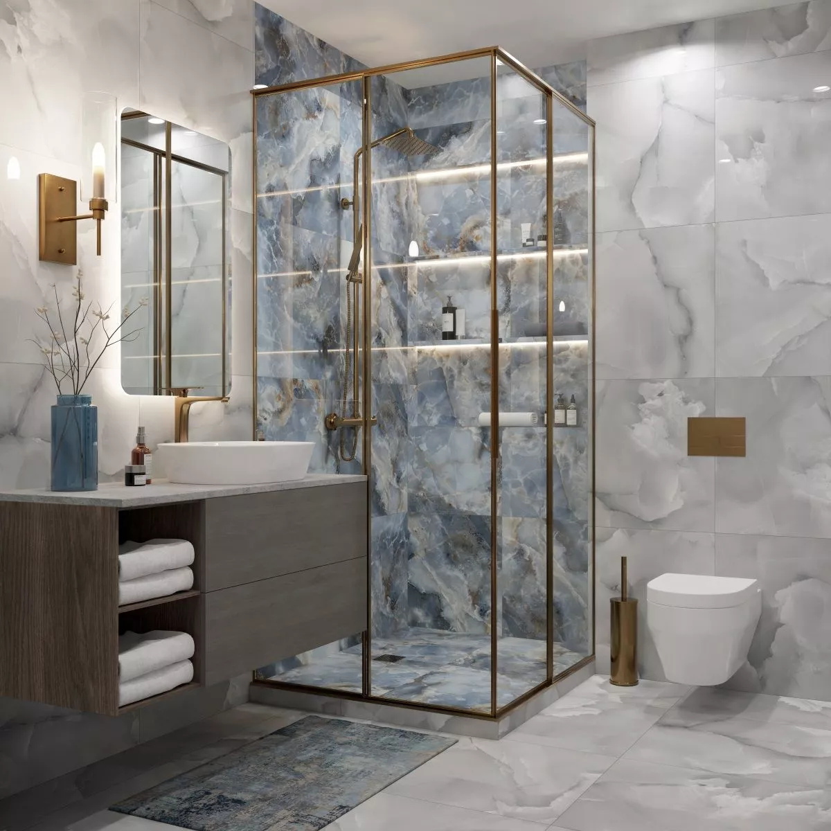 Купить Керамогранит Royce Onyx Puls Polished 60x60 см (R_PR1011)