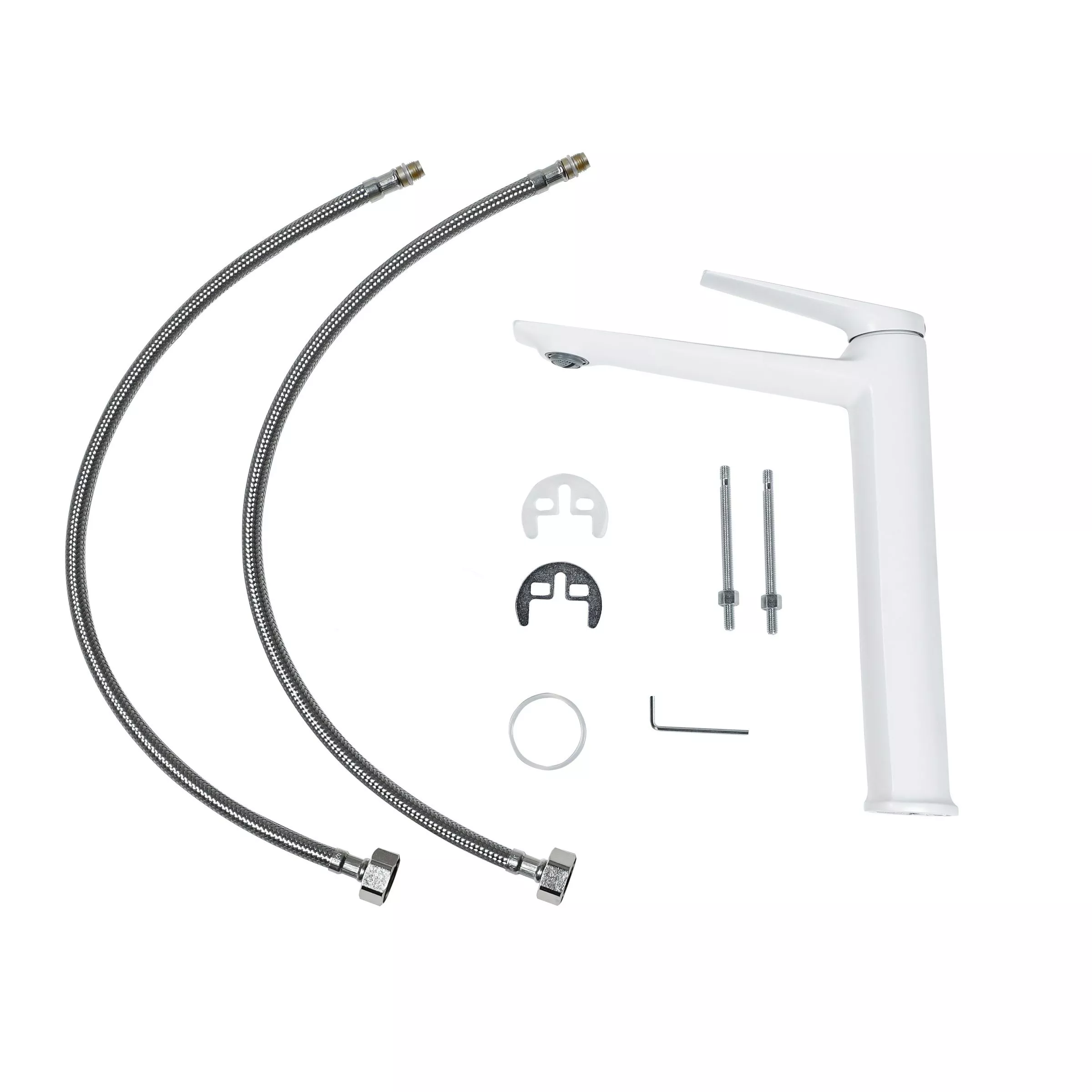 Купить Смеситель для раковины ROYCE Pro, высокий, белый RCM-120502WH