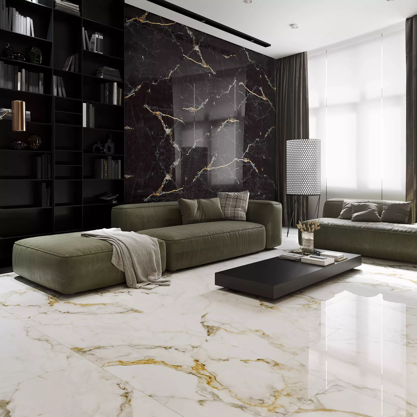 Купить Керамогранит ARTCER Eco Czar Black 9 mm POLI 60x120