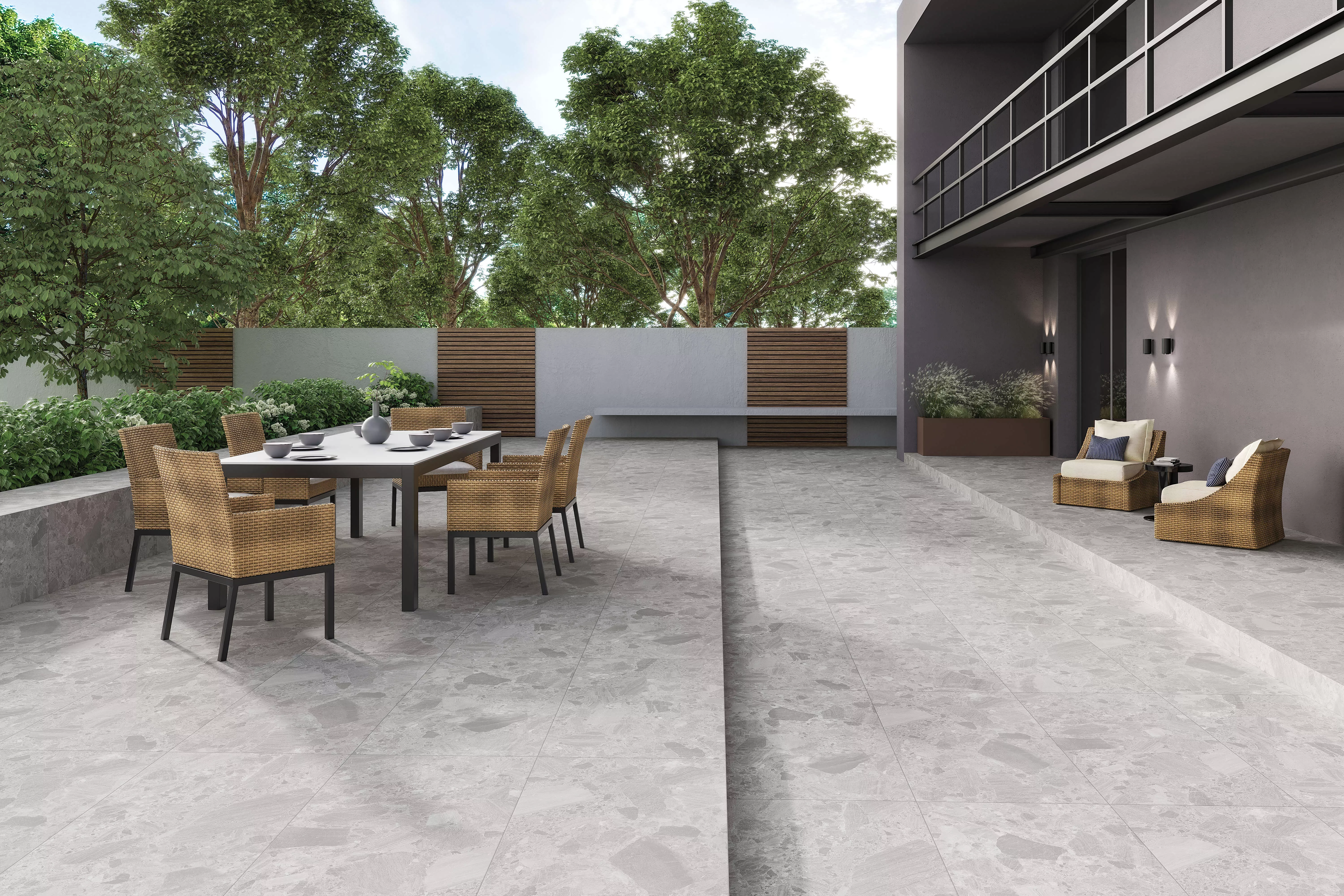 Купить Керамогранит ARTCER Stone Teraco Gris GRIP 60x120