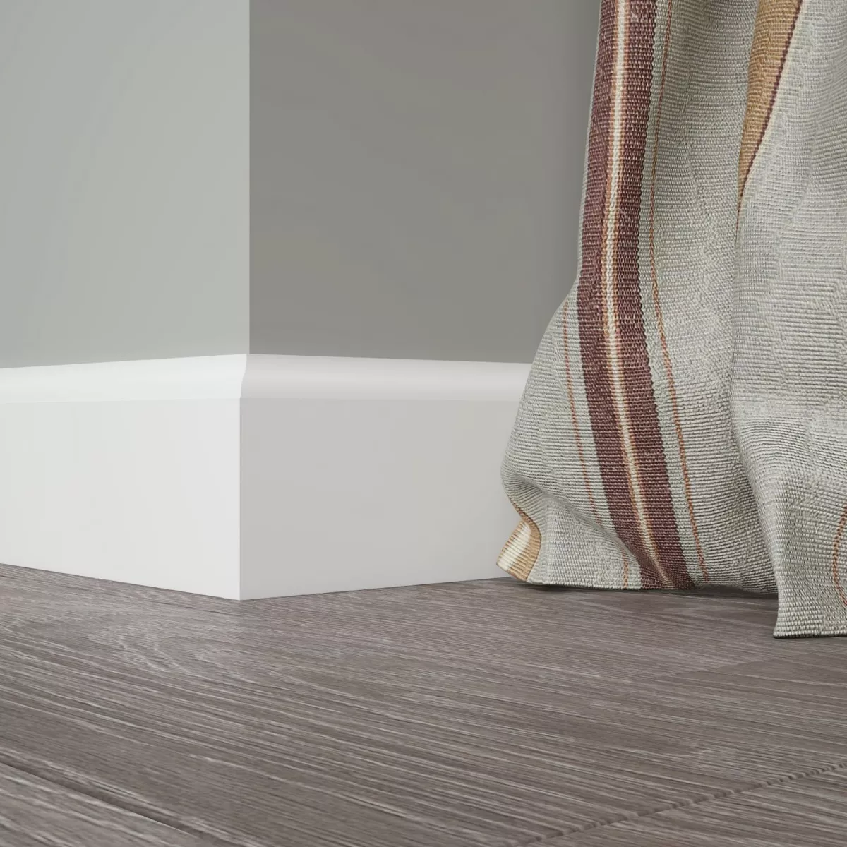 Купить Плинтус Ultrawood арт. Base 0001 (2440 x 83 x 12 мм.)