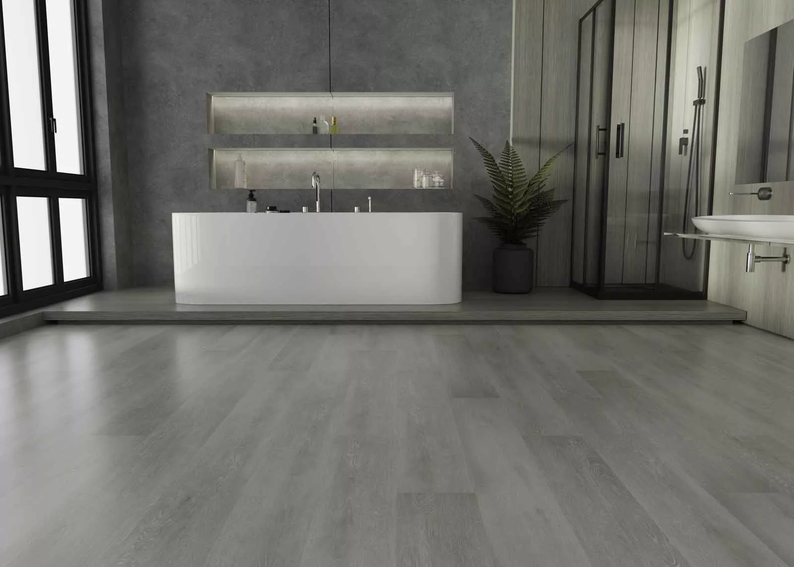 Купить SPC плитка (замковая) IDEAL PRIME WOOD 01006 Platinum