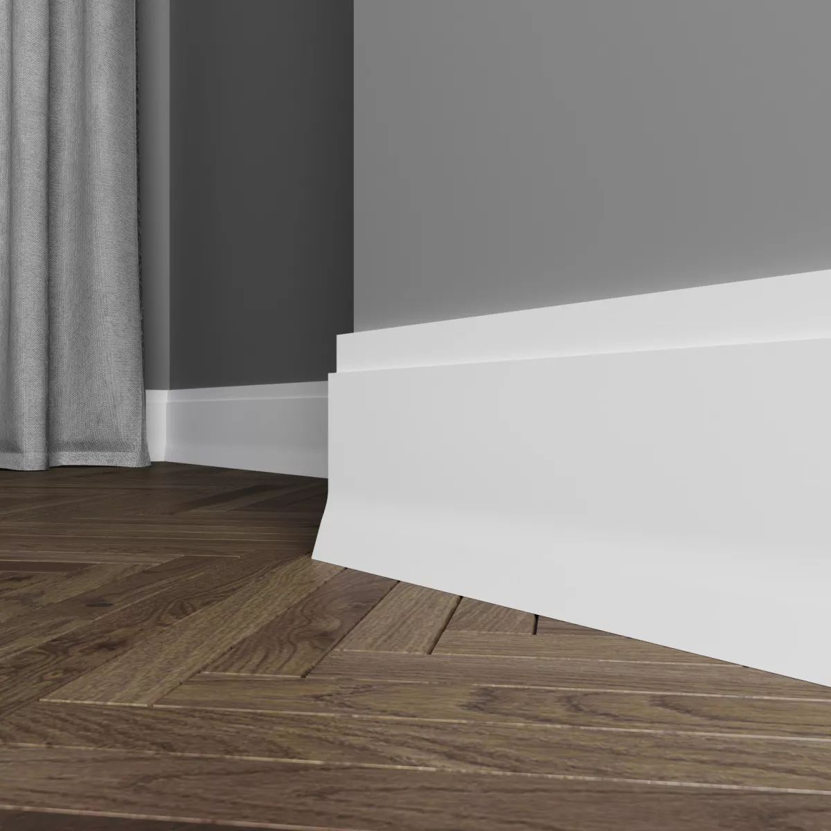 Купить Плинтус Ultrawood арт. Base 0009 (2440 x 107 x 15 мм.)