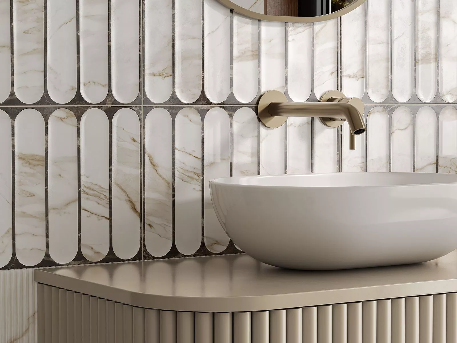 Купить 10100001555 Капелла бел низ 02 плитка для стен 25х40, Gracia Ceramica