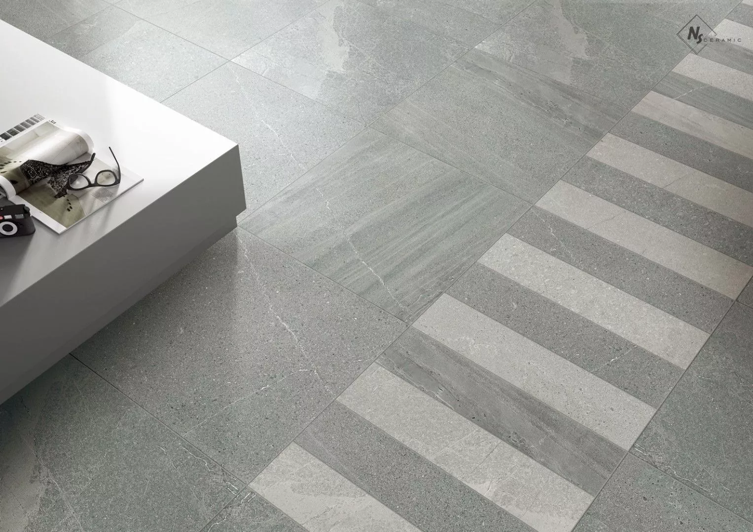 Купить Керамогранит NSceramic NSC6061 серый 600x600