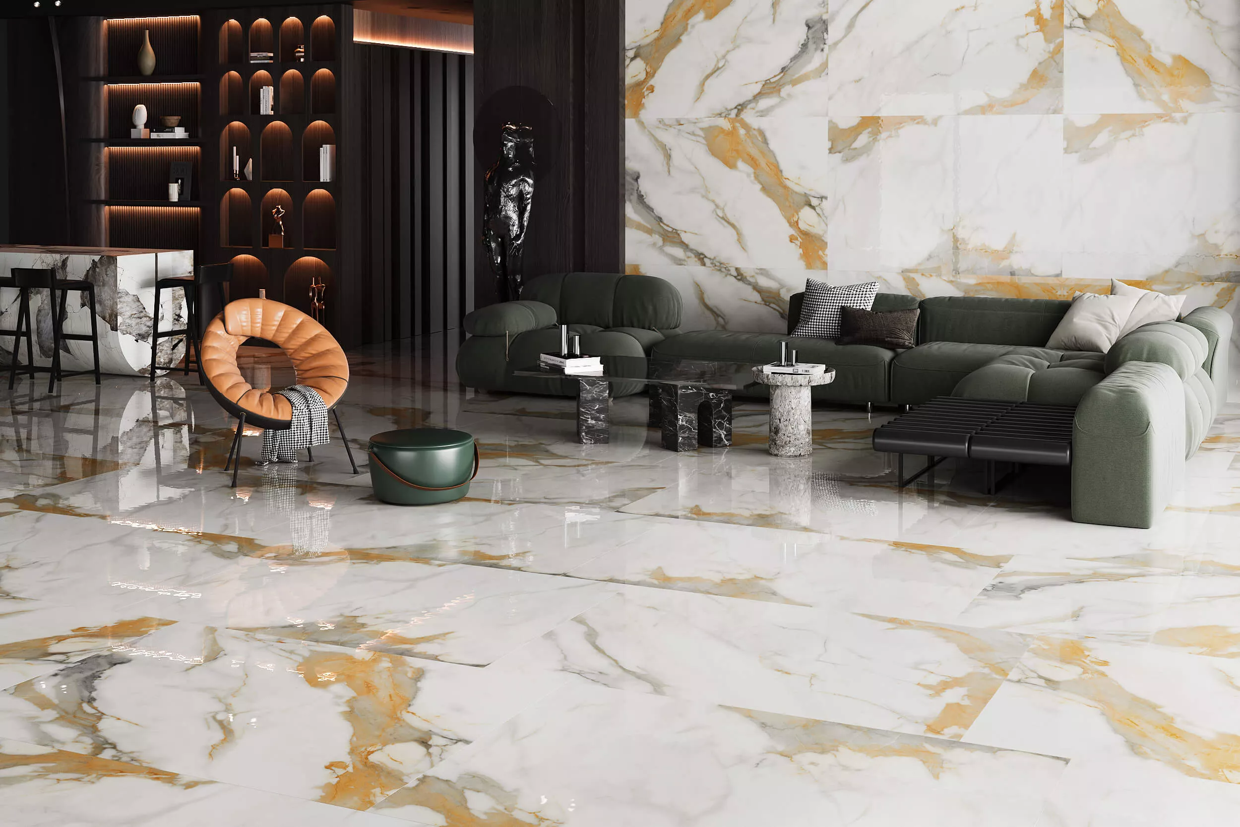 Купить Керамогранит ARTCER Marble Calacatta Gold 9 mm POLI 60x120