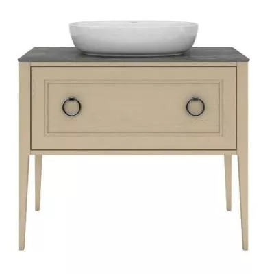Тумба PLAZA Classic напольная 100 капучино 1 + (1) ящики 810