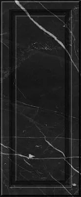10100001219 Noir black wall 02 глянцевая плитка для стен 25х60, Gracia Ceramica