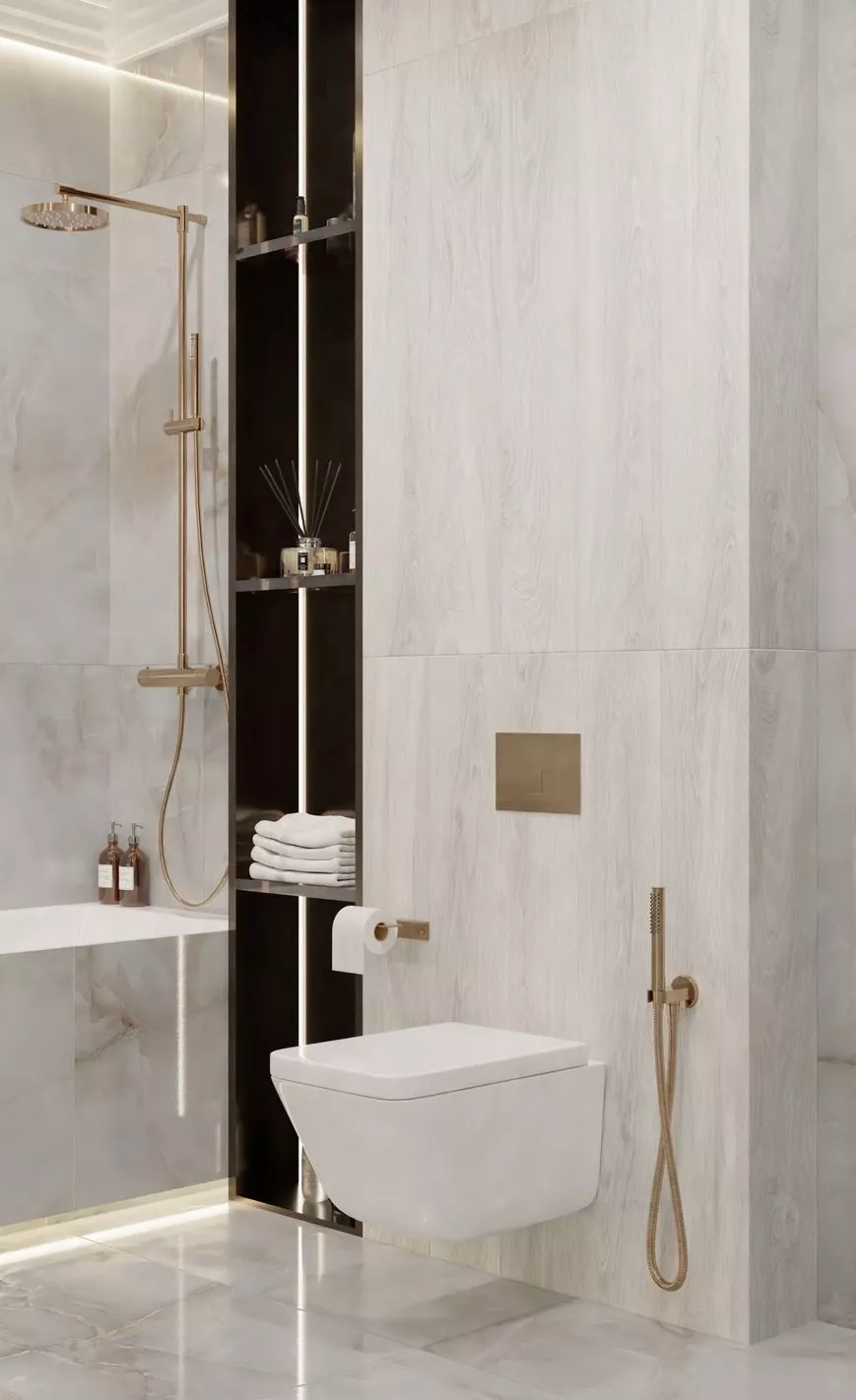 Купить Керамогранит Primavera  Branch White WD105 1200х200 мм.