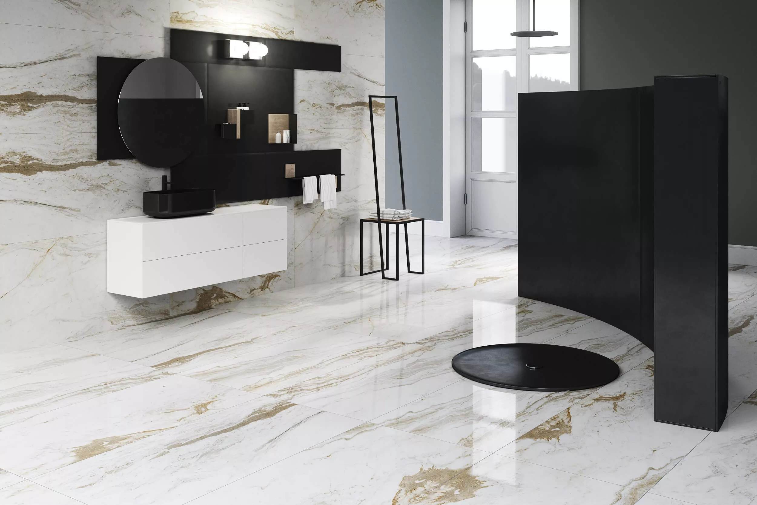Купить Керамогранит ARTCER Marble Alaska Bianco 9 mm POLI 60x120