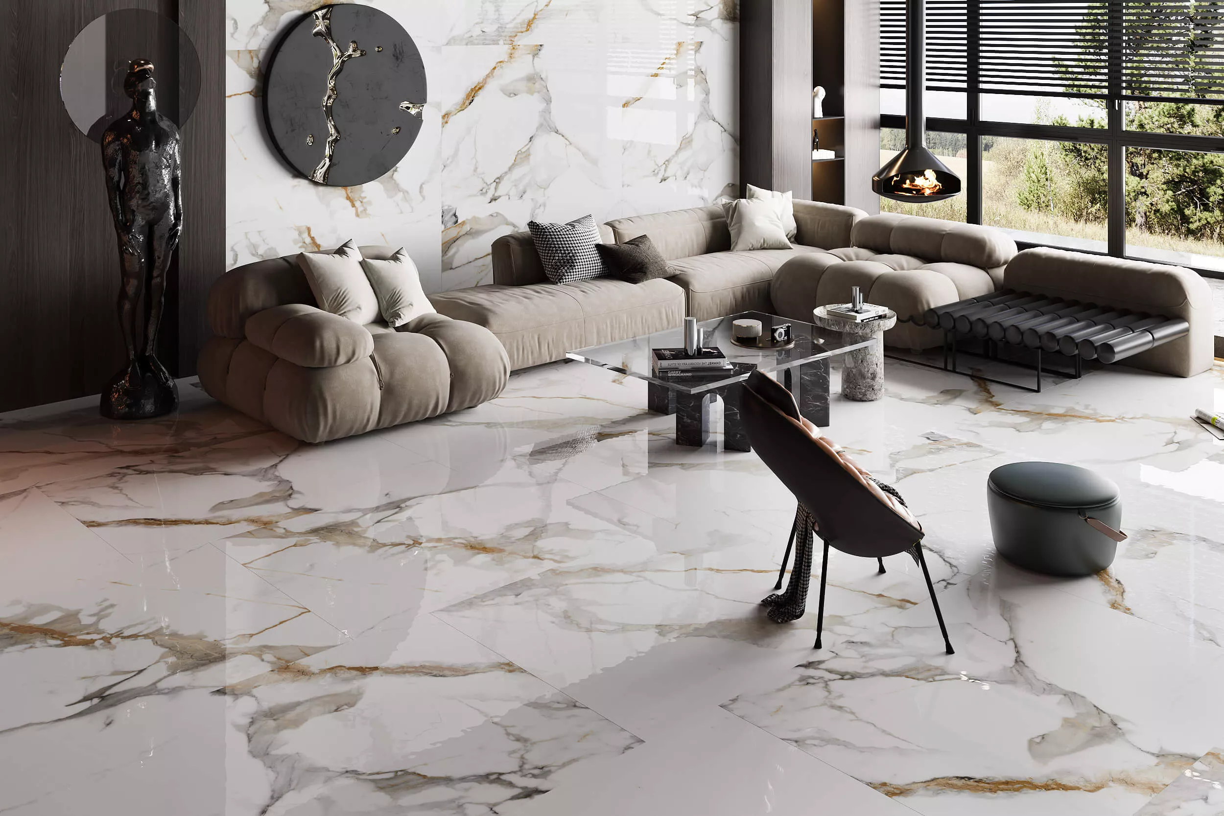 Купить Керамогранит ARTCER Marble Classic Carrara 9 mm  CARV 60x120