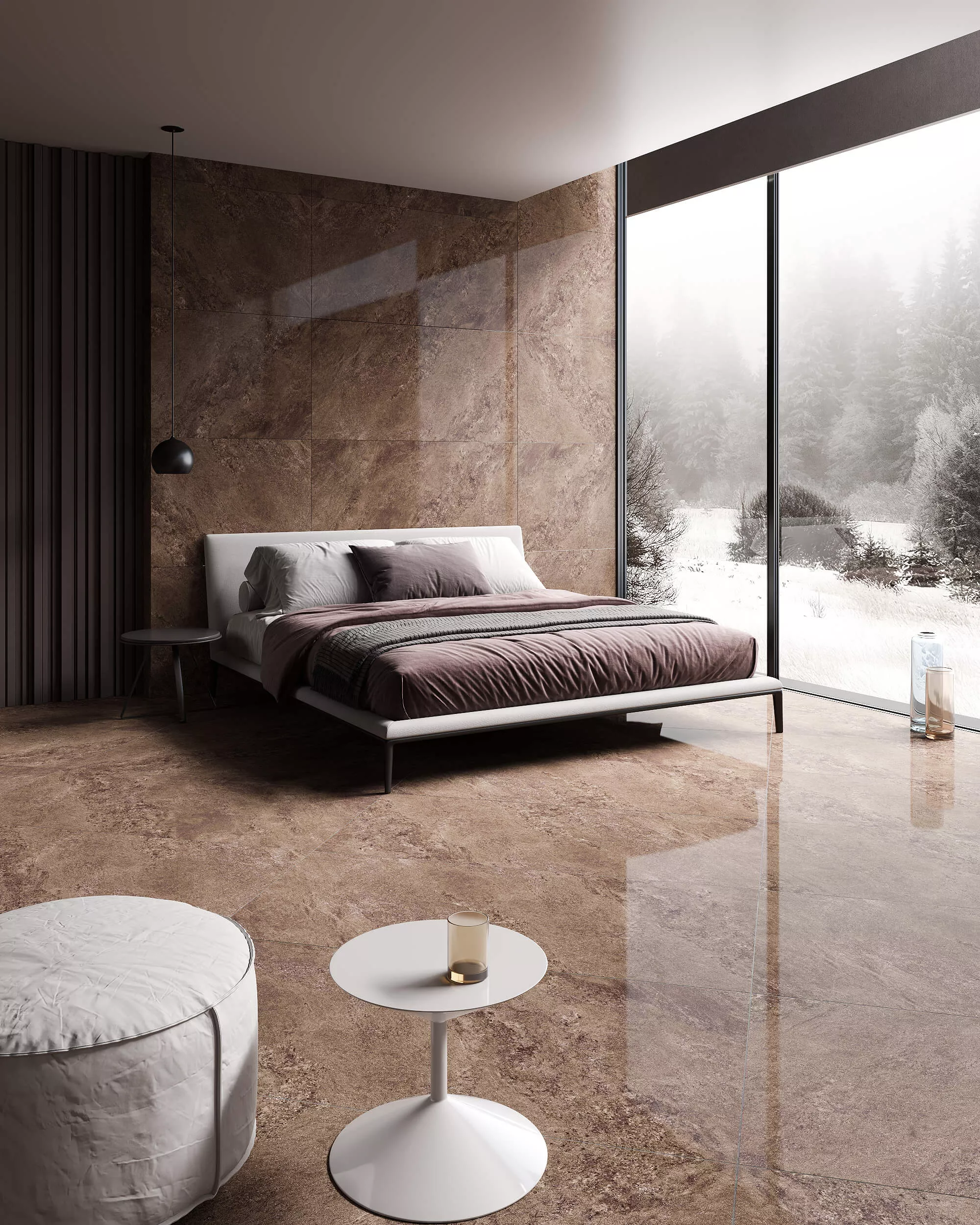 Купить Керамогранит ARTCER Stone Antracita Brown MATE 60x120