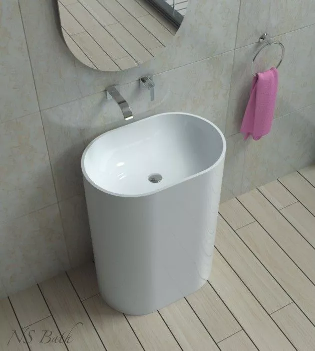 Купить Раковина из искусственного камня, NSF-6040, глянцевая/матовая с доставкой Купить Раковина из искусственного камня, NSF-6040, глянцевая/матовая