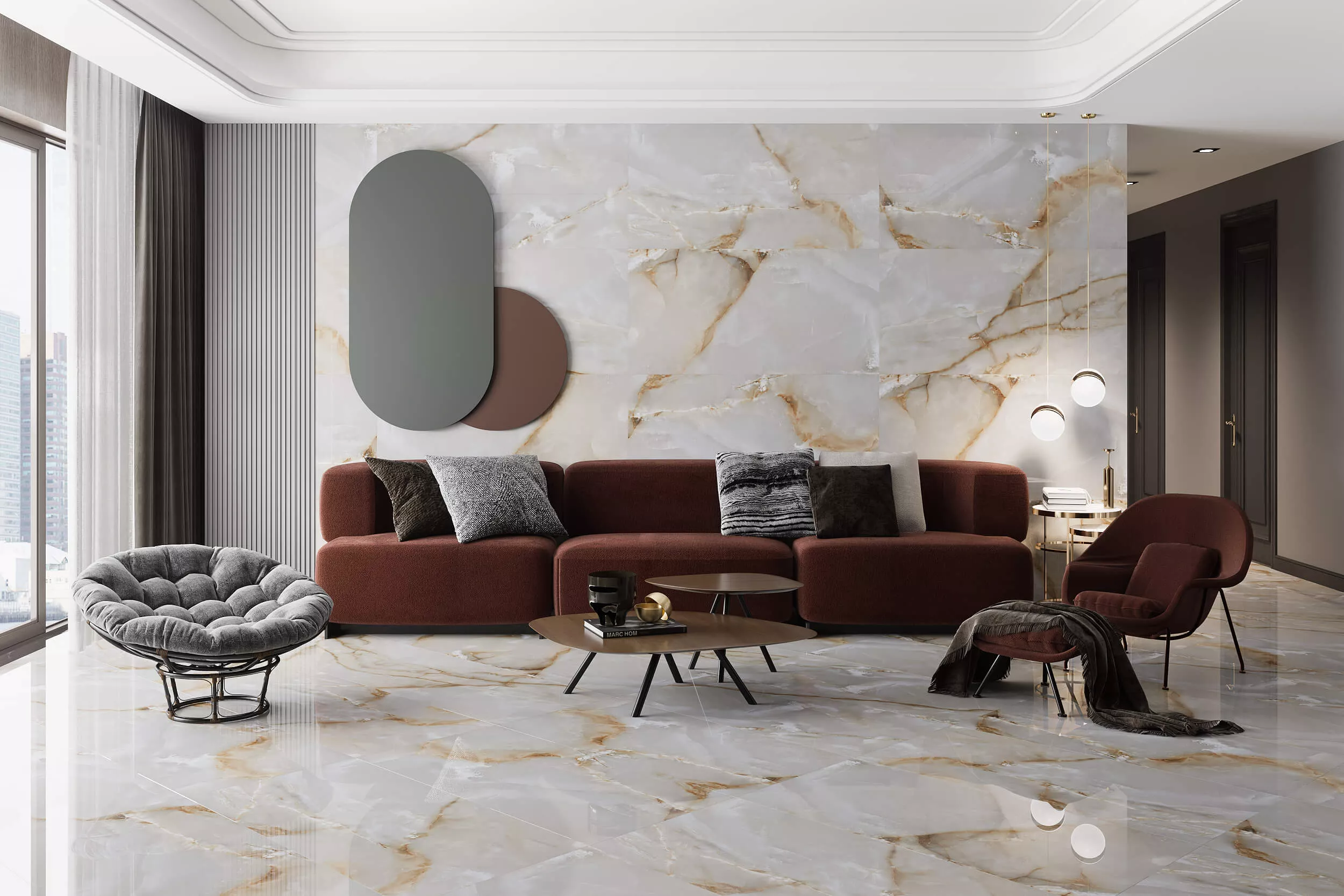 Купить Керамогранит ARTCER Onix Persian Natural 9 mm POLI 60x120