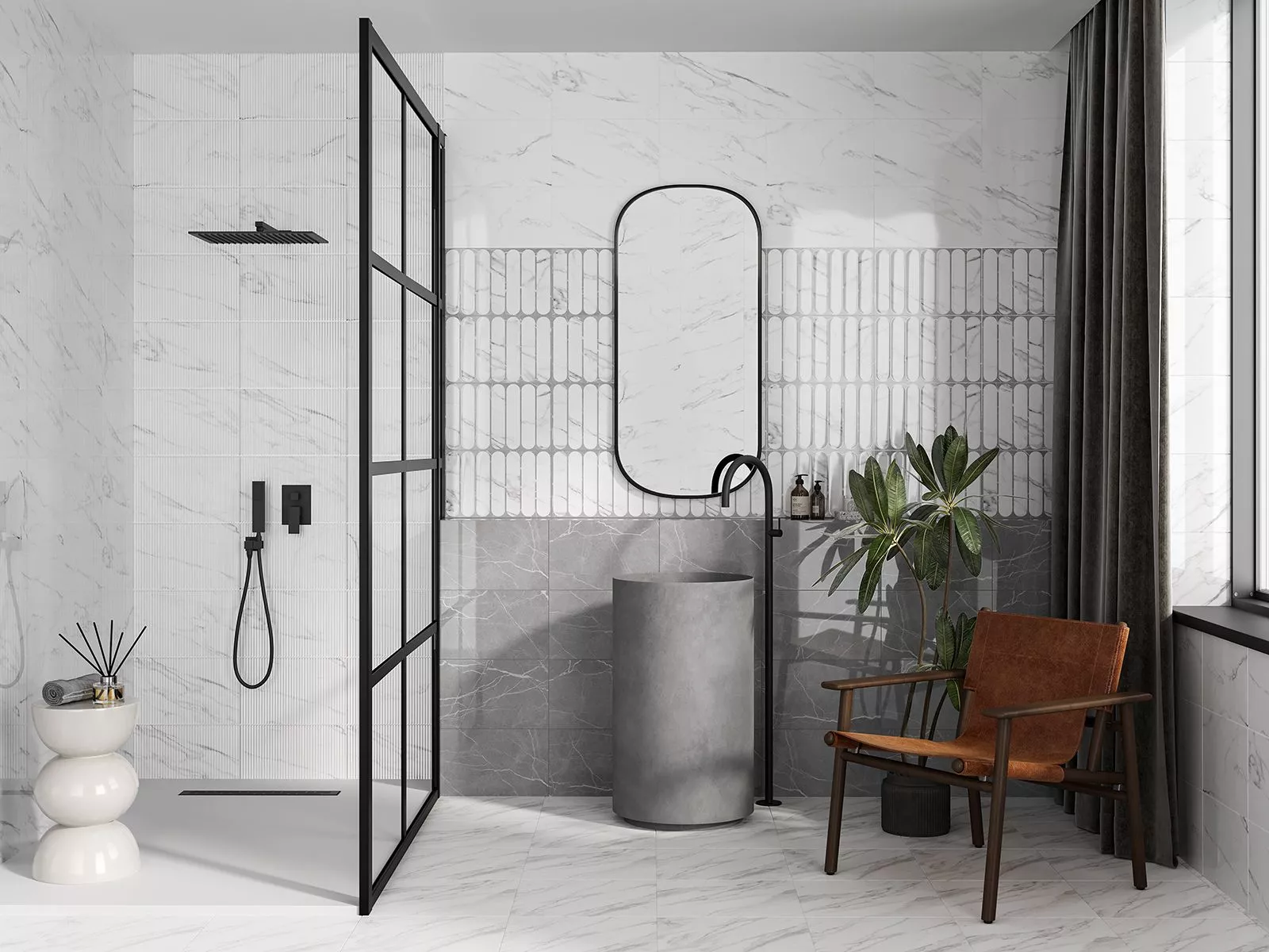 Купить 10100001580 Арко бел верх 01 плитка для стен 25х40, Gracia Ceramica