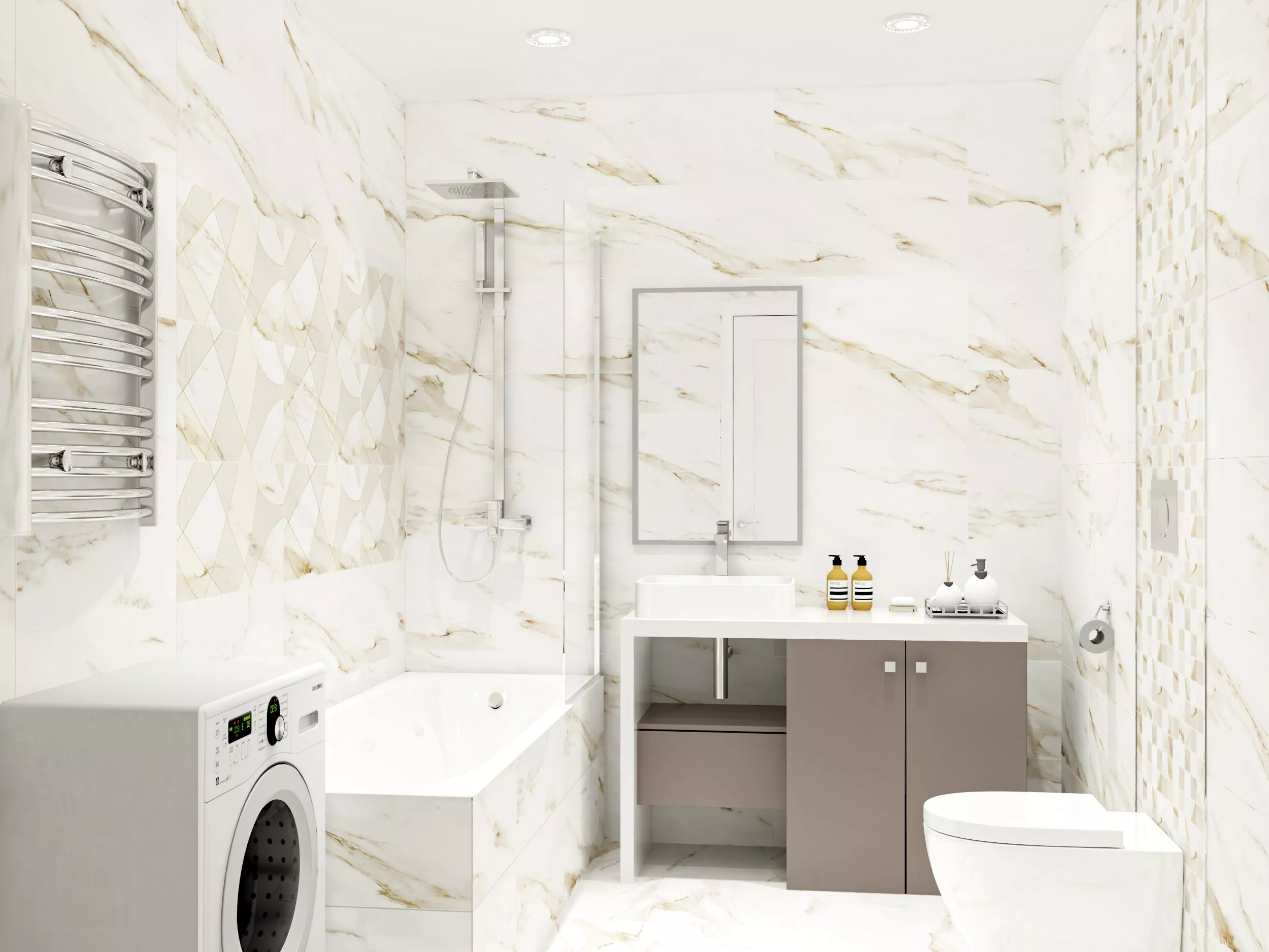 Купить Керамогранит 847913101 Calacatta Royal (Калакатта Роял)  60х60, Azori