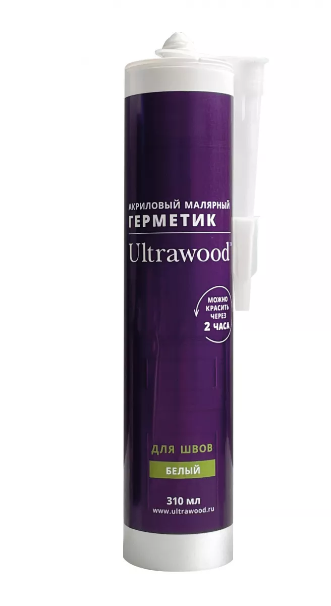 Купить Герметик ULTRAWOOD акриловый, малярный, 310 мл