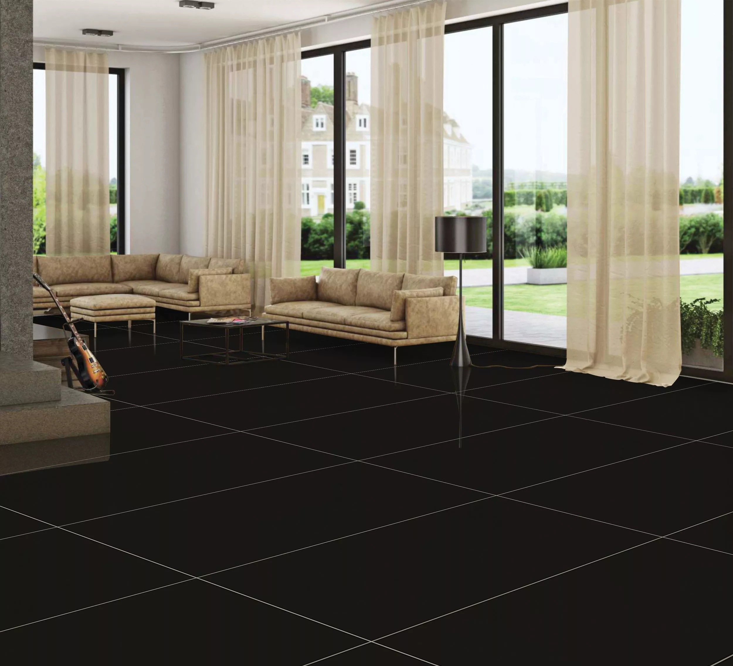 Купить Керамогранит Maimoon Ceramica  Jade BLACK HG Glossy 120х60