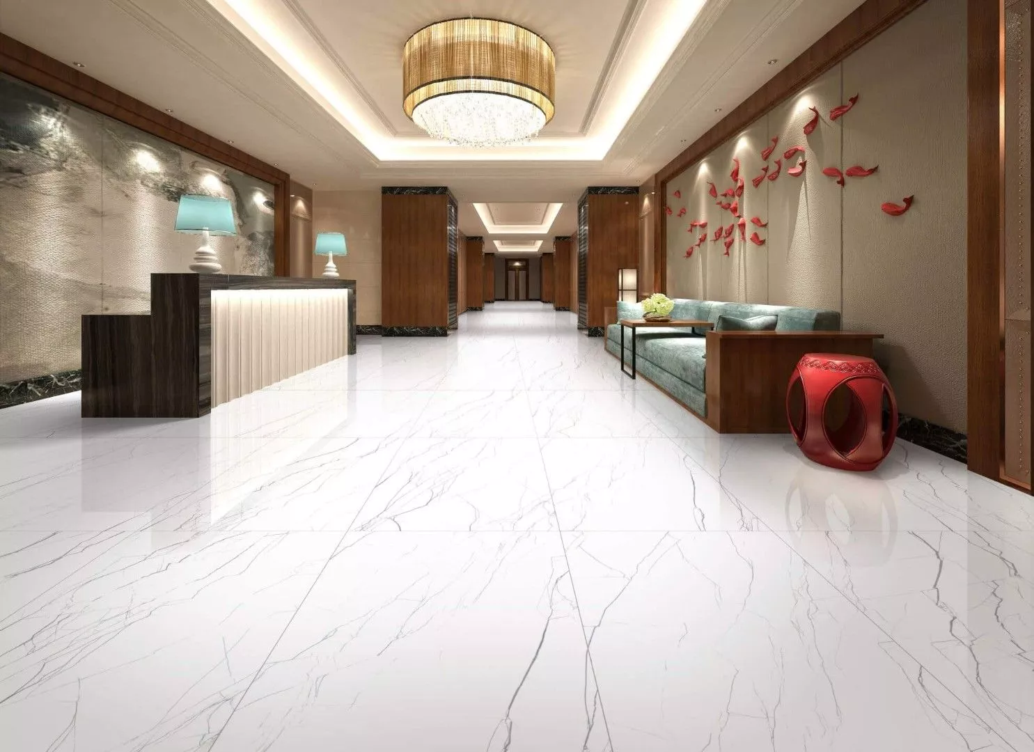 Купить Керамогранит NSceramic NSC1274 белый 600x1200