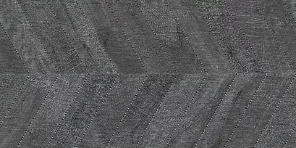 Купить Керамогранит Ibero Artwood Chevron Black MATE 60x120