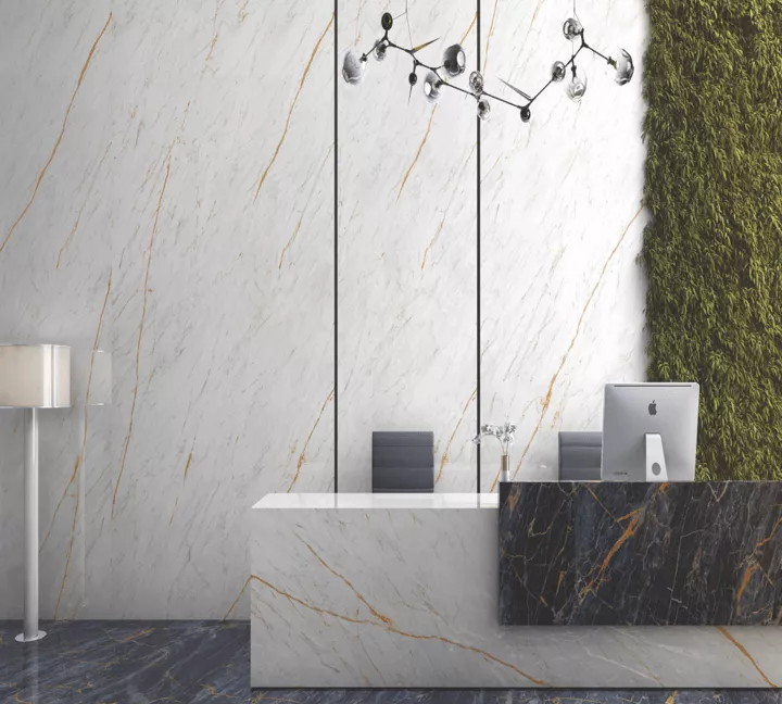Купить Керамогранит ARTCER Marble Nero White 9 mm CARV 60x120