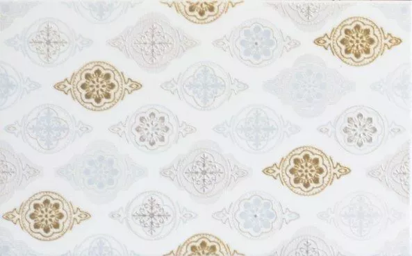 Купить 10300000186 Фелиса бел декор 01 глянцевая 25х40, Gracia Ceramica