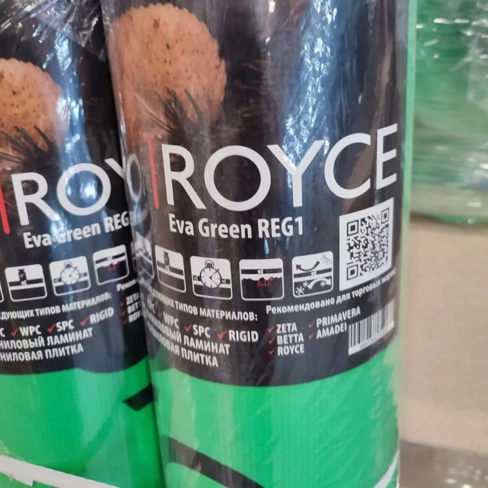 Купить Подложка под LVT Royce Eva Green REG1 1.5 мм