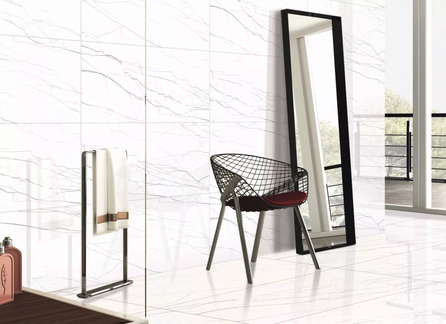 Купить Керамогранит NSceramic NSC1274 белый 600x1200